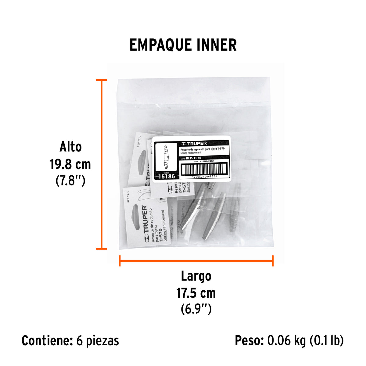 Resorte para tijera T-570 - SKU 15186