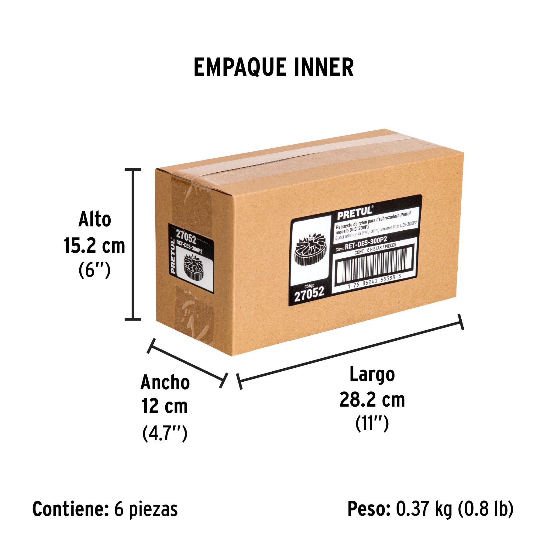 Retenedor de carrete para DES-300P2/P3 - SKU 27052