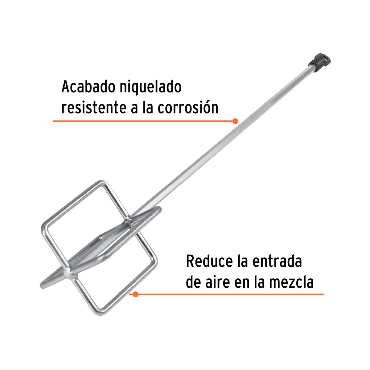 Paleta mezcladora para mortero, 120 mm de diámetro · vista 2