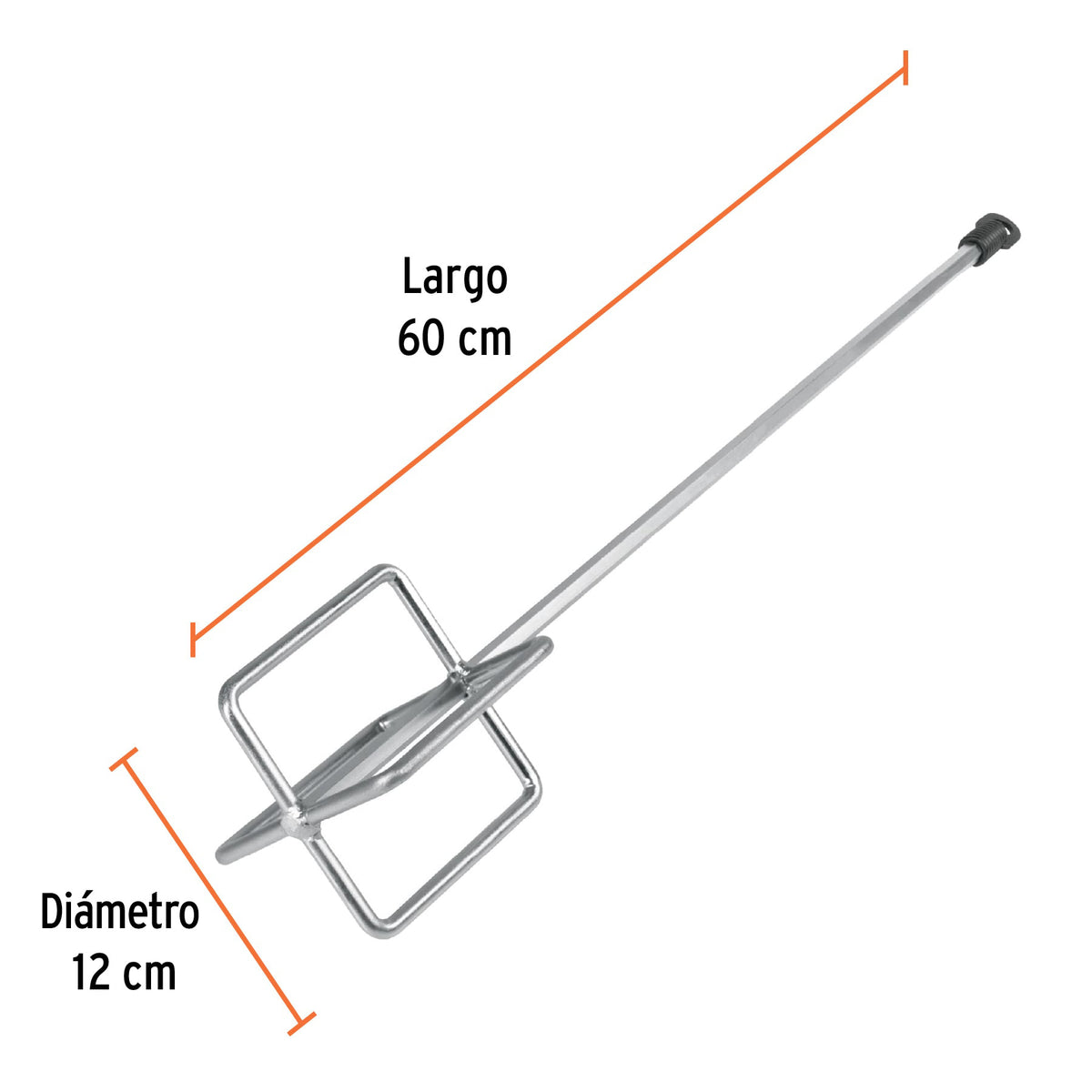 Paleta mezcladora para mortero, 120 mm de diámetro · vista 3