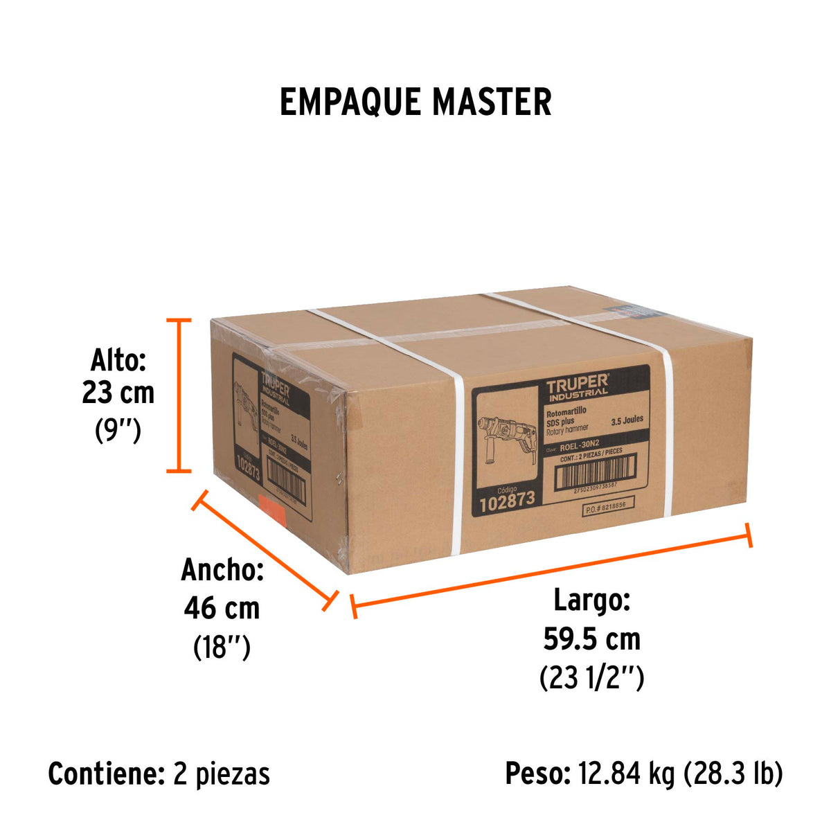 Rotomartillo SDS Plus/destornillador, 3.5 J, 800W, mango D · vista 8