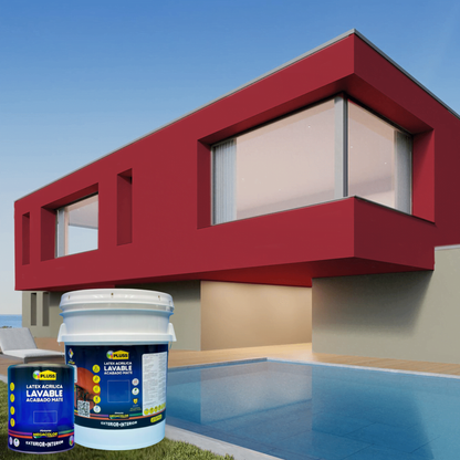 Pintura látex Pluss mate acrílica lavable para interior y exterior
