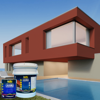 Pintura látex Pluss mate acrílica lavable para interior y exterior