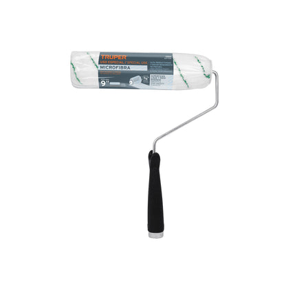 Rodillo para pintar de 9 pulgadas por 3/8 de microfibra para superficies lisas y poco rugosas
