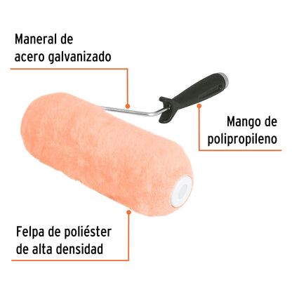 Rodillo para pintar de 9 pulgadas por 1 para superficies muy rugosas