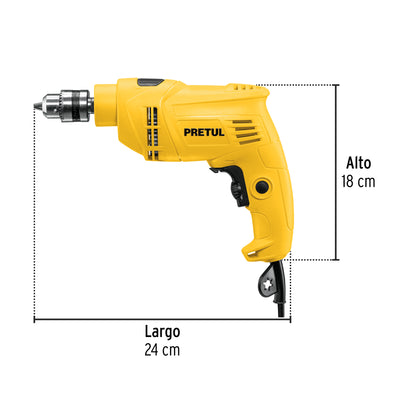Rotomartillo/destornillador 3/8" 550 W PRETUL