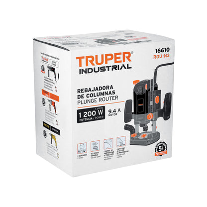 Router (Rebajadora) 1200W 1-3/4 HP INDUSTRIAL - SKU 16610