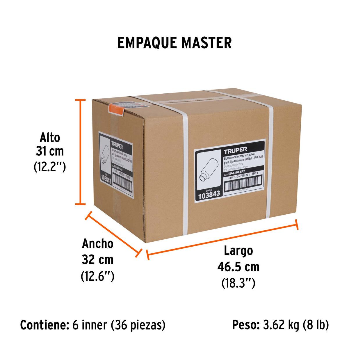 Bolsa recolectora de polvo para LIRO-5A2 · vista 3