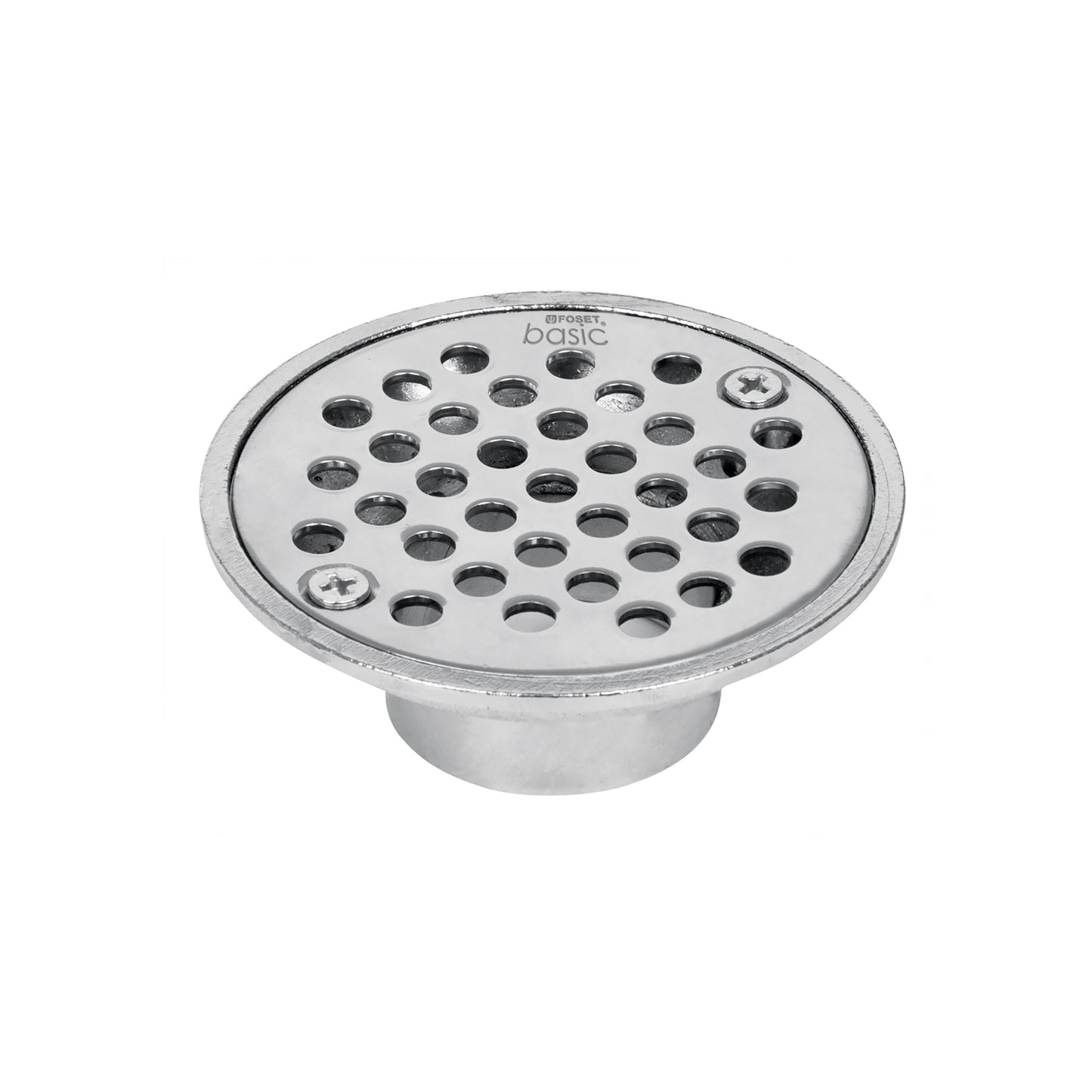 Resumidero de zinc redondo modelo A de 3 1/2 pulgadas