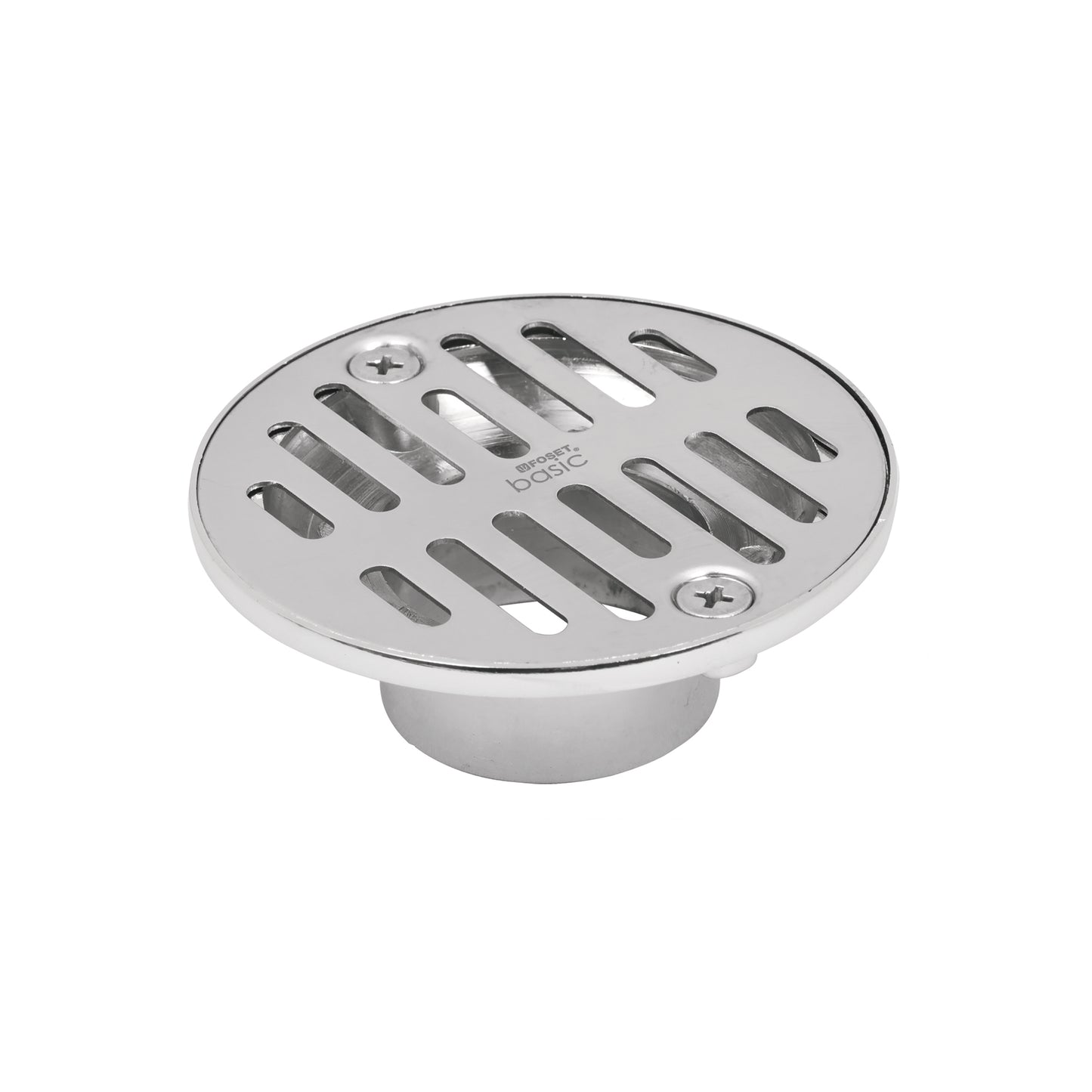 Resumidero redondo metálico de 3 1/2 pulgadas