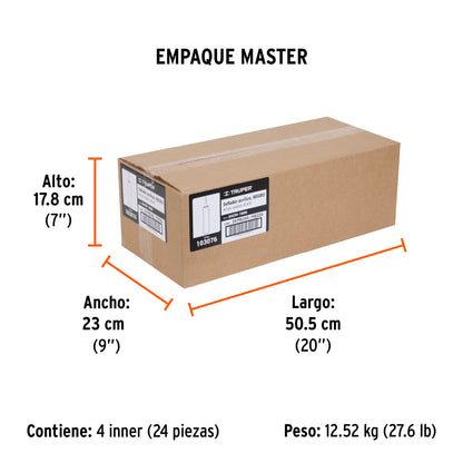 Sellador acrílico de 280 ml, negro · vista 5