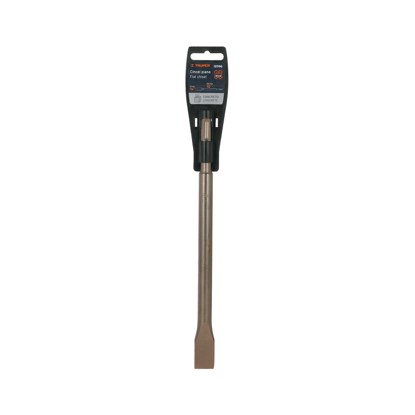 Cincel plano delgado SDS Plus de 3/4" x 10"