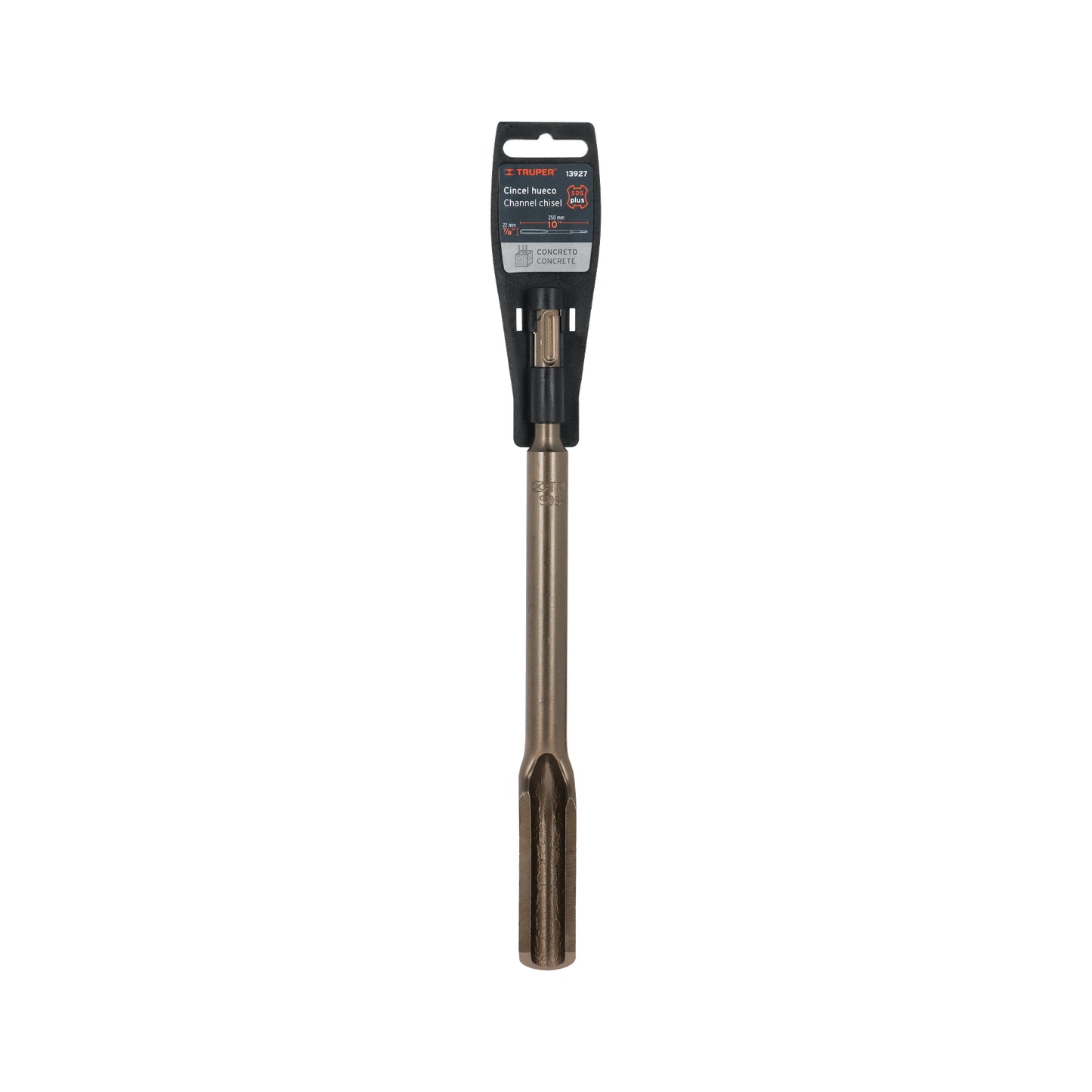 Cincel hueco para acanalado SDS Plus de 3/4" x 10"