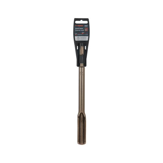 Cincel hueco para acanalado SDS Plus de 3/4" x 10"