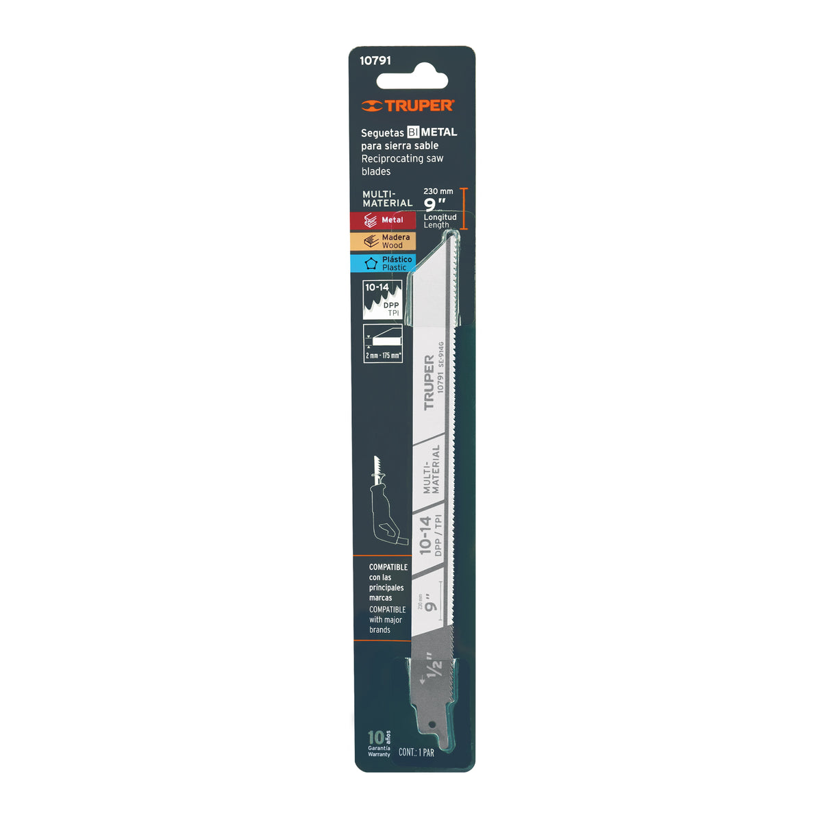 Hojas para Sierra Sable de 9"  Paquete con 2