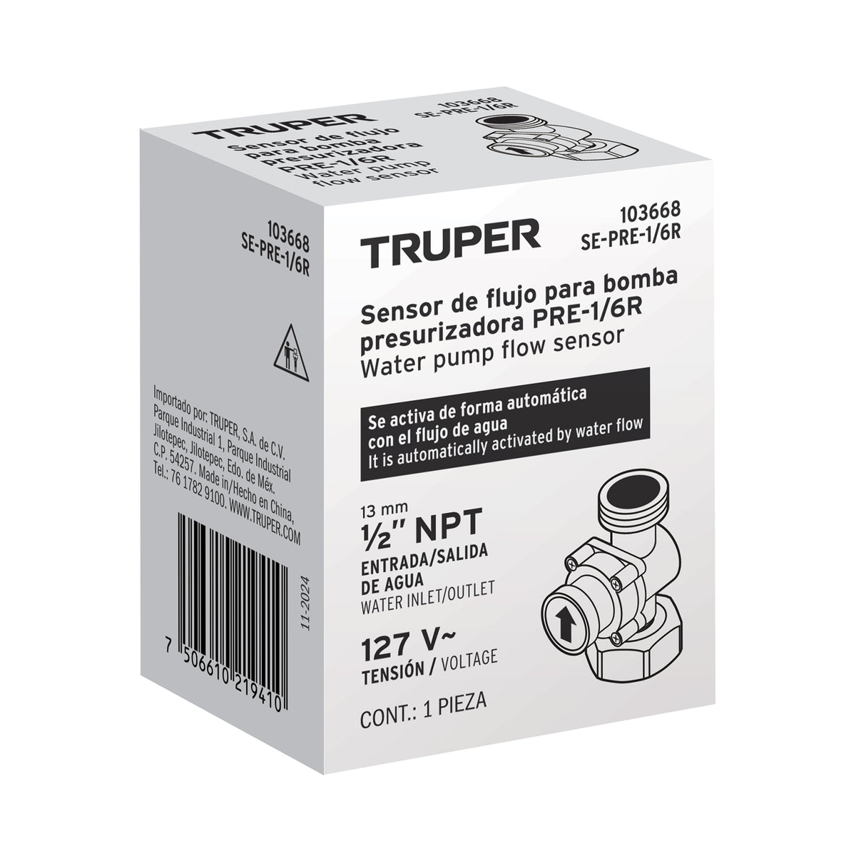 Sensor de flujo, repuesto para bomba presurizadora PRE-1/6R · vista 2