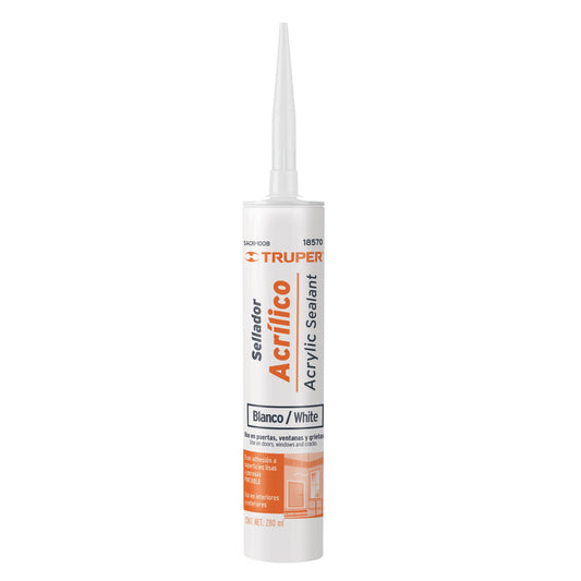 Sellador acrilico de 280 ml blanco