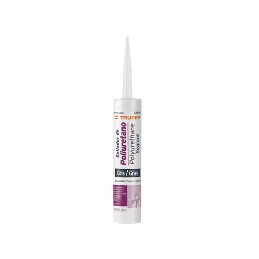Sellador de poliuretano de 280 ml gris
