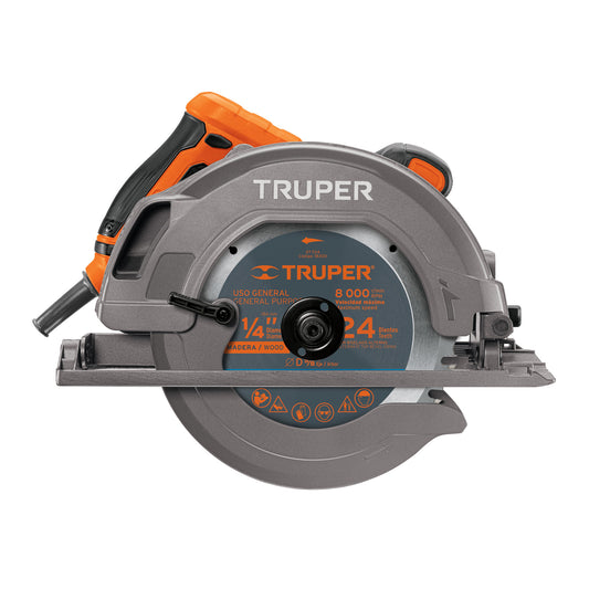 Sierra circular con ajuste de bisel de 1750 W
