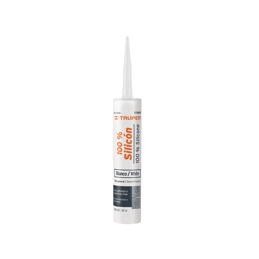 Sellador blanco 100 silicón de 280 ml