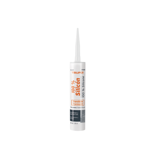 Sellador transparente 100 silicón de 280 ml