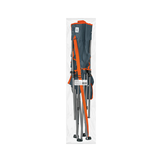 Silla plegable portátil con descansabrazos y estuche de transporte