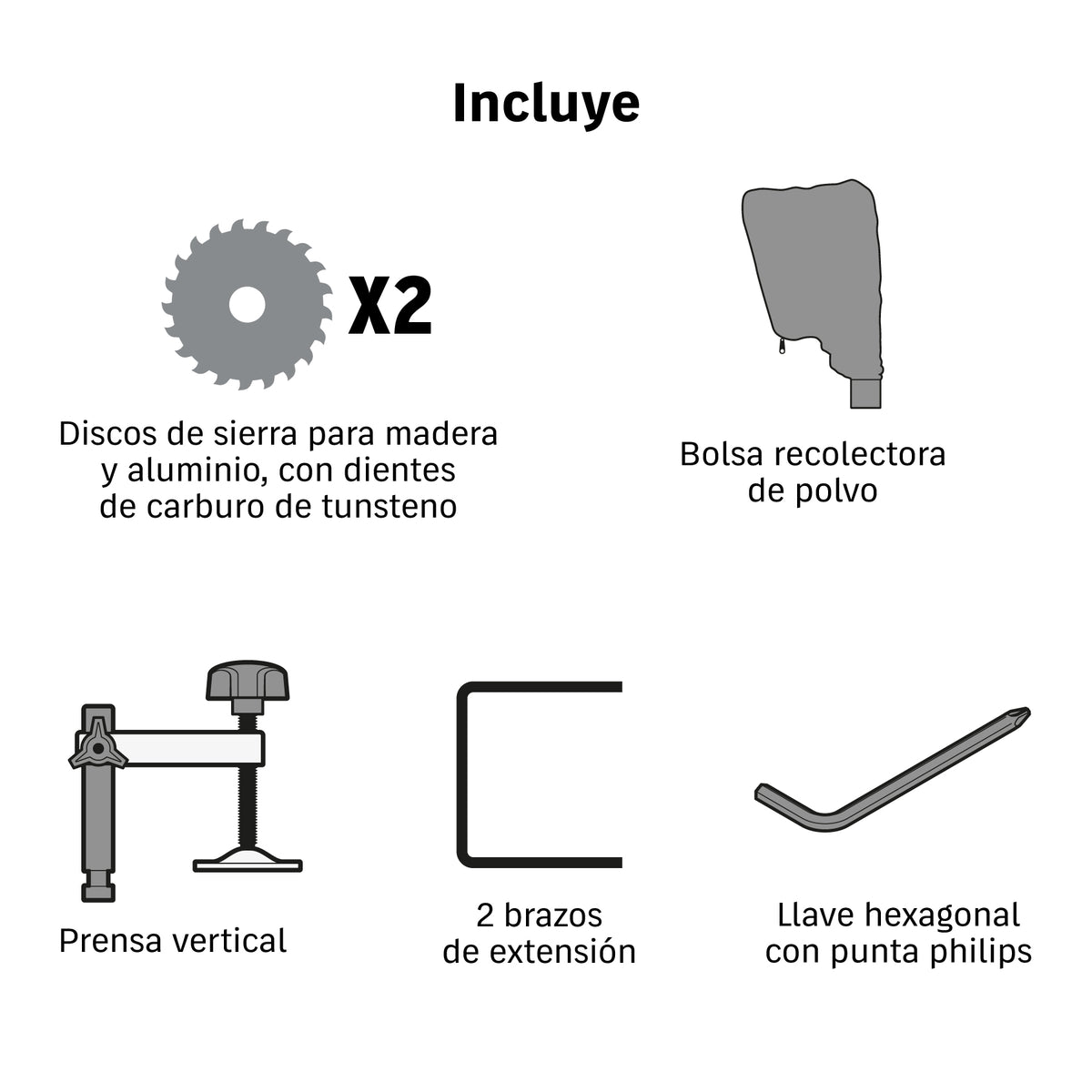Sierra de inglete 10 pulg telescopica compuesta 1900W - SKU 16869