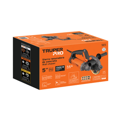 Sierra ranuradora de concreto 5", 1500 W, TRUPER PRO · vista 2