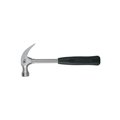 Martillo pulido de 16 oz con uña curva y mango tubular