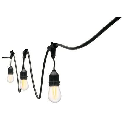 Serie de luces LED de 7.3 m con 12 lámparas para exterior