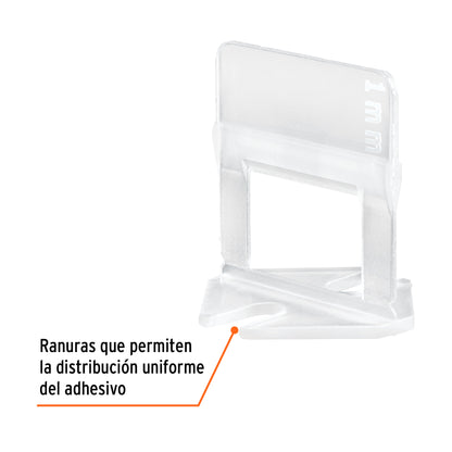 Bolsa con 100 anclas de 1 mm, para nivelación de azulejos · vista 2