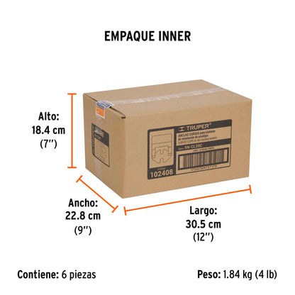 Bolsa c/100 anclas curvas de 2mm para nivelación de azulejos · vista 5