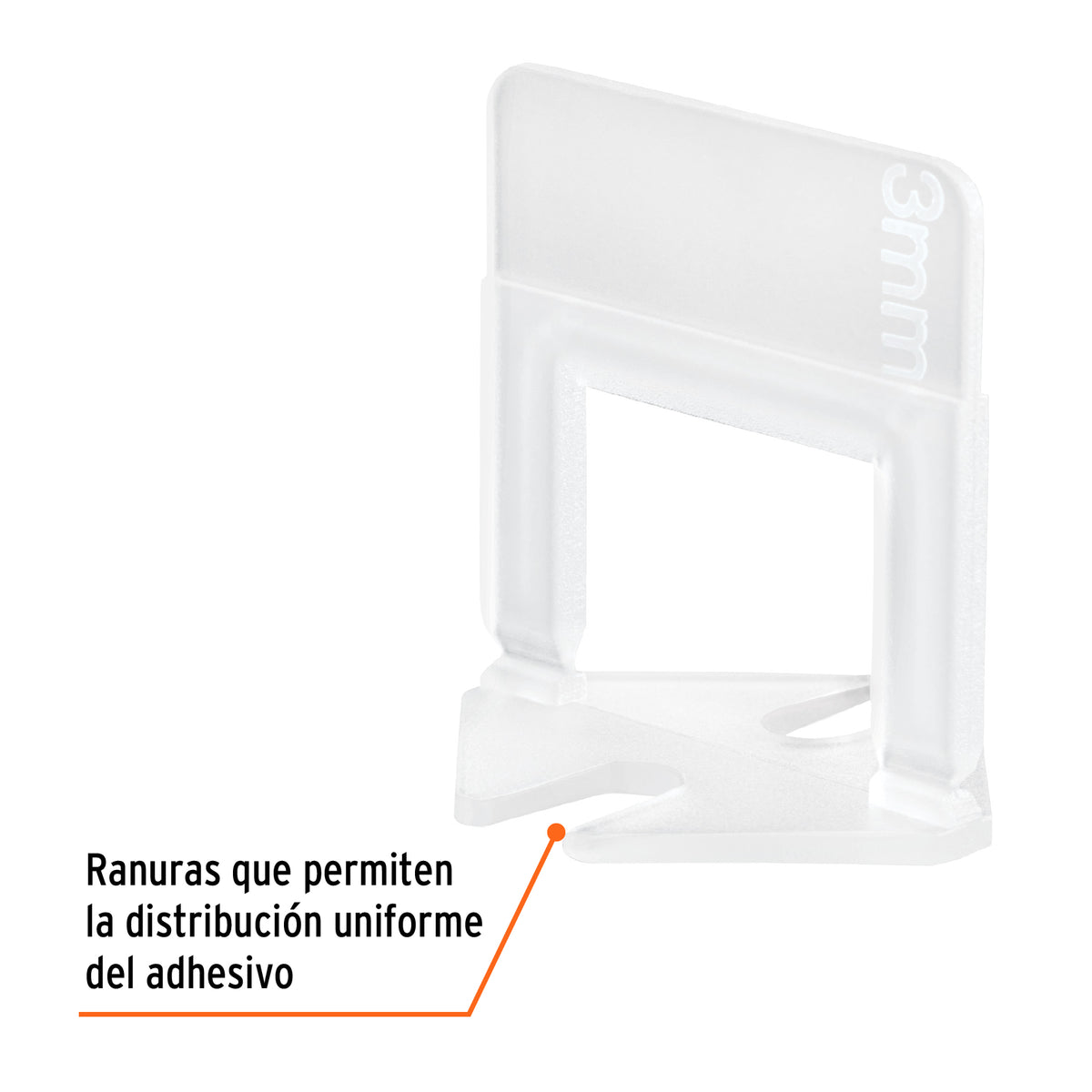 Bolsa con 100 anclas de 3 mm, para nivelación de azulejos · vista 2