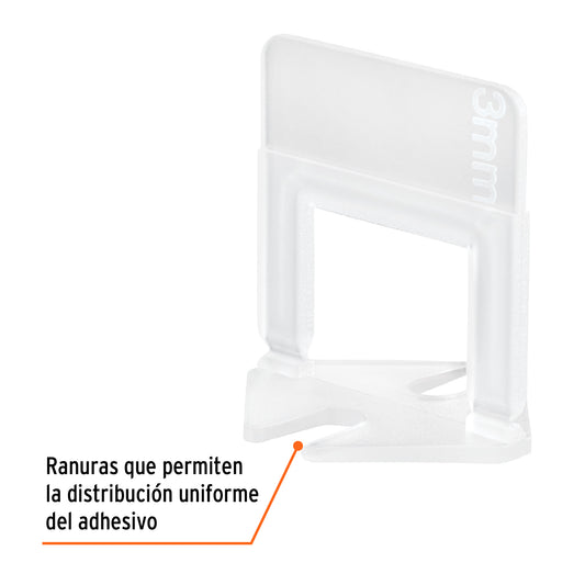 Bolsa con 100 anclas de 3 mm, para nivelación de azulejos · vista 2