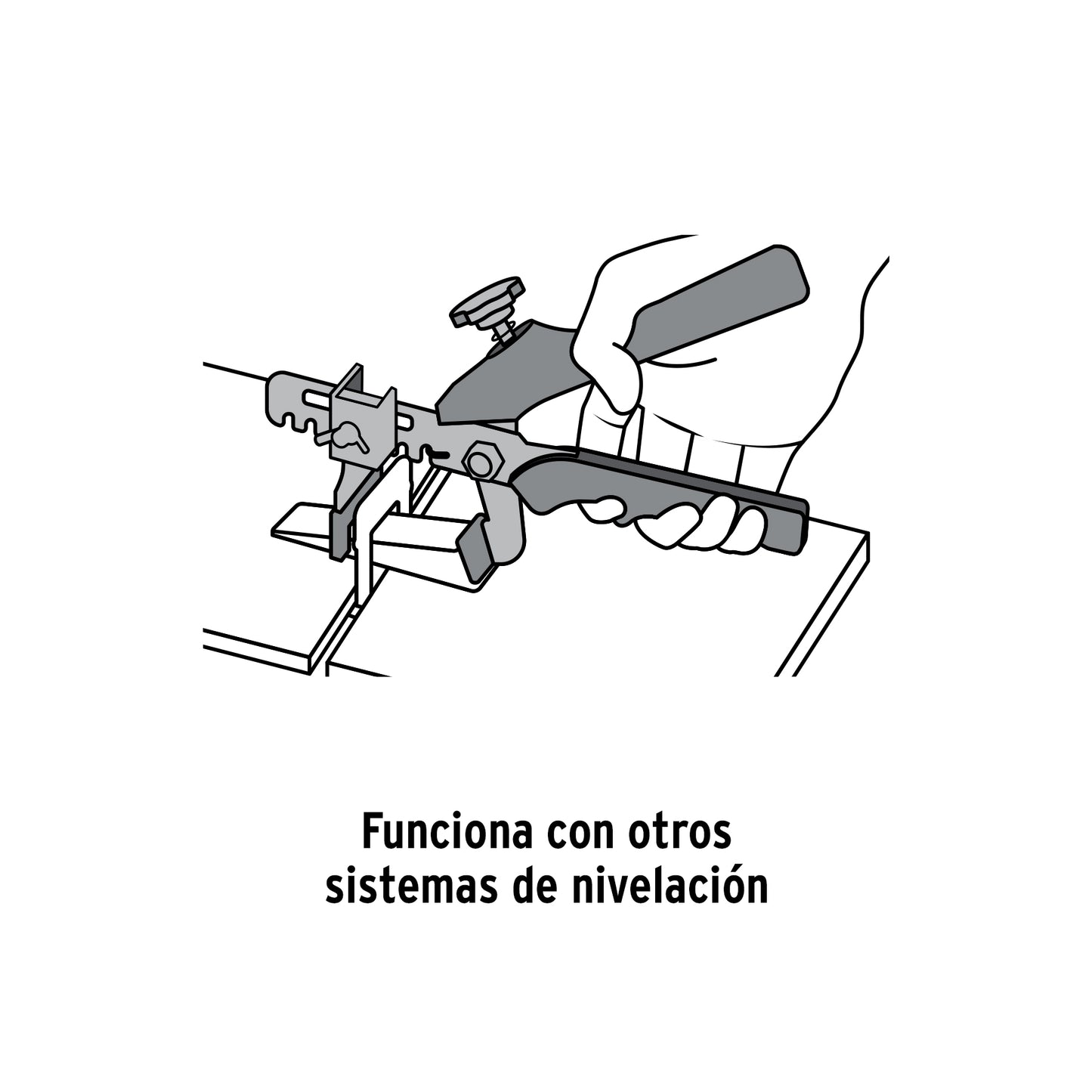Pinza niveladora azulejos espesor 3 a 12 mm
