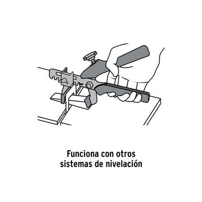 Pinza niveladora azulejos espesor 3 a 12 mm
