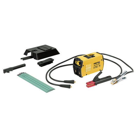 Mini soldadora inversora 130A bi-voltaje 127/220V Ligera