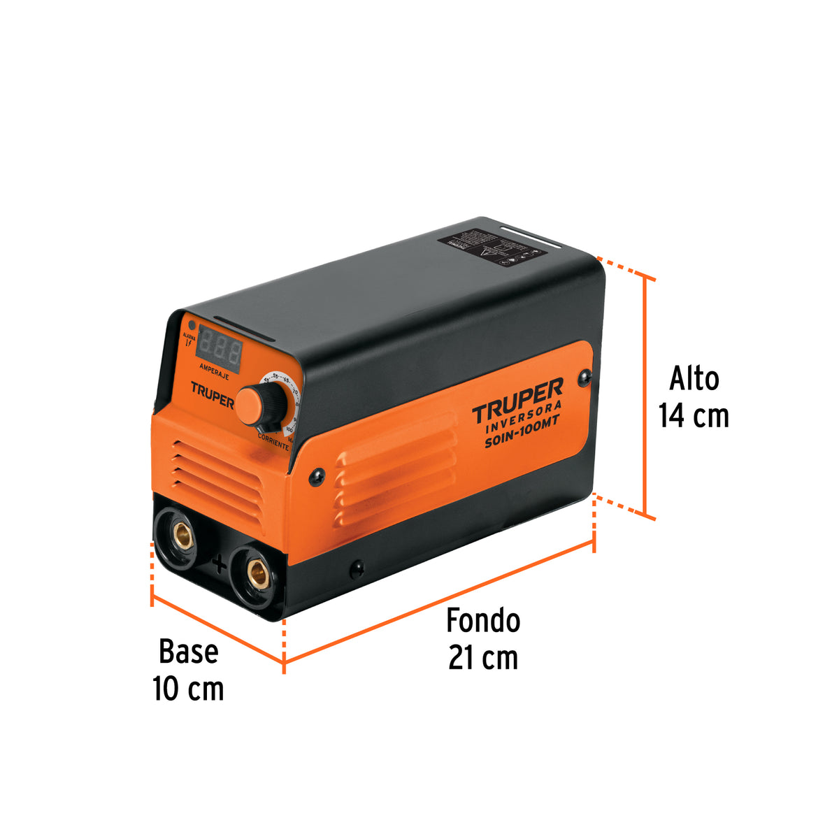 Mini soldadora inversora 100A, 127V · vista 3