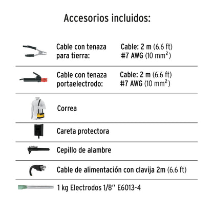 Mini soldadora inversora compacta 100A 127V
