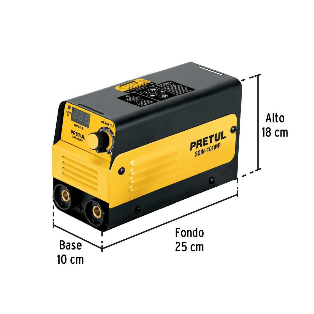 Mini soldadora inversora compacta 100A 127V