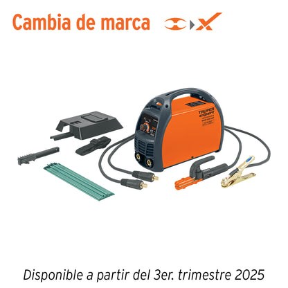 Soldadora inversora de 160 A Bi-voltaje 127/220 V con display digital y función TIG