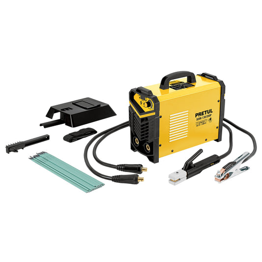 Soldadora inversora 200A bi-voltaje 127/220V Ligera compacta