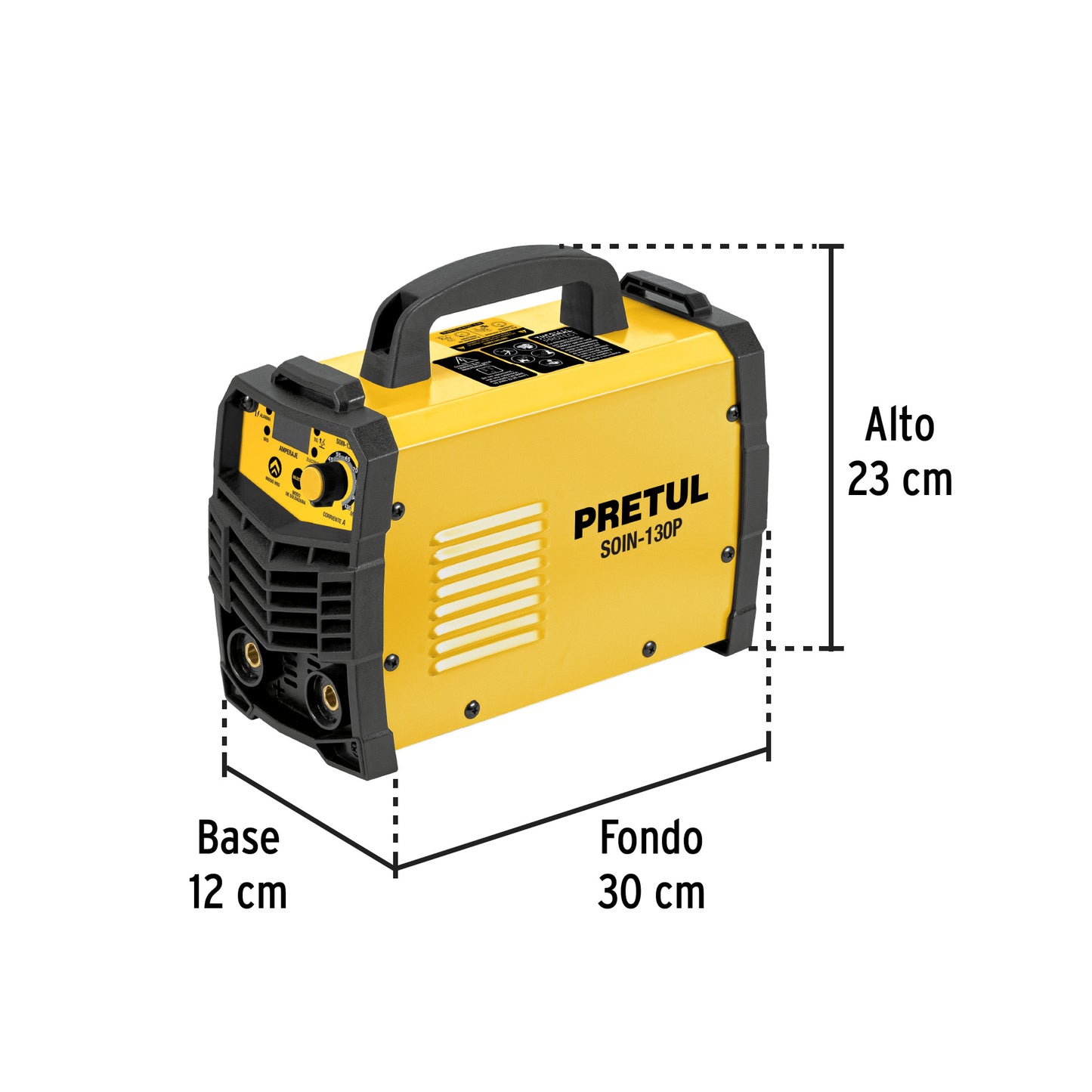 Soldadora inversora 130A 127V Ligera compacta