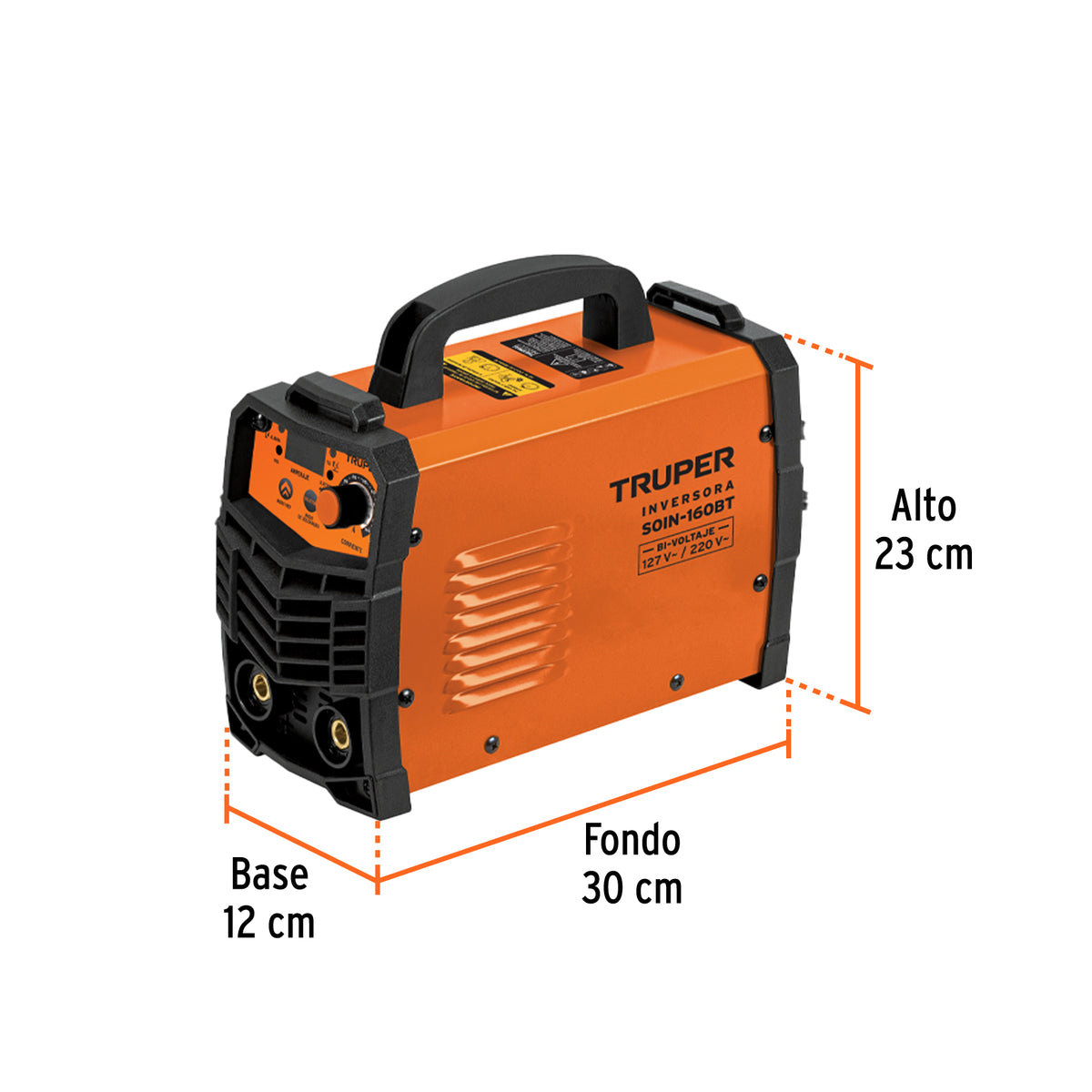 Soldadora inversora 160A, Bi-voltaje 127/220V · vista 3