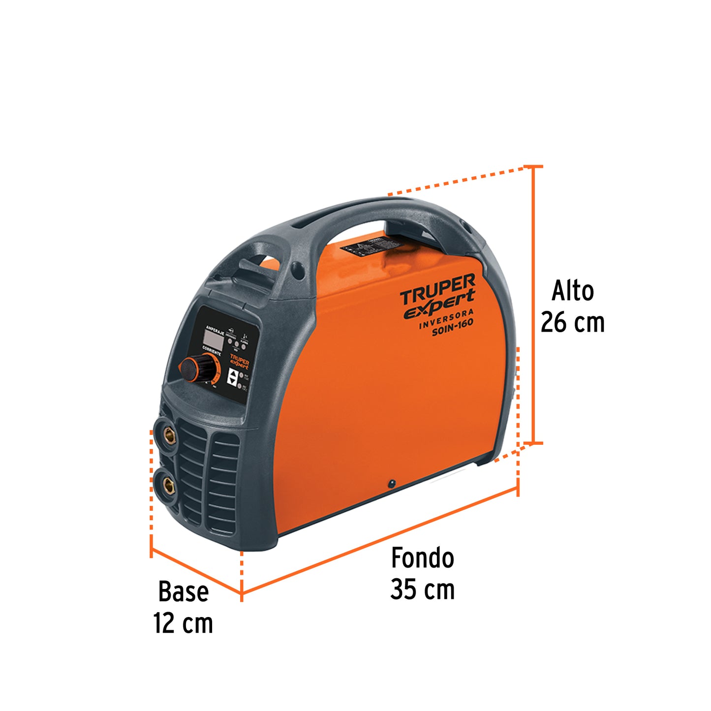 Soldadora inversora 160A de 220V