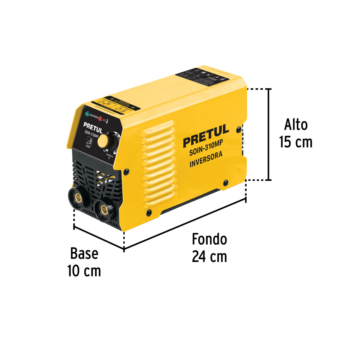 Mini soldadora inversora 100A, 127 V, Serie 300 · vista 3