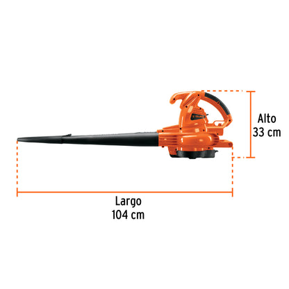 Sopladora/Aspiradora 1 440 W con bolsa recolectora - SKU 18146