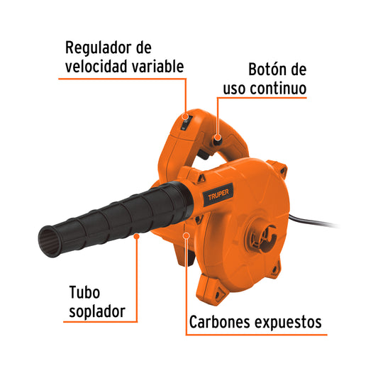 Sopladora/Aspiradora eléctrica 650 W · vista 2