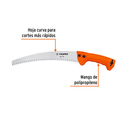 Serrucho de poda 12hoja curva6 DPP mango plástico