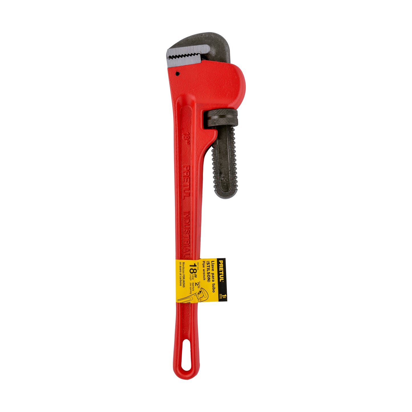 Llave stilson 18 pulg de hierro maleable